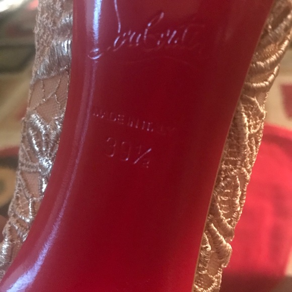 Christian Louboutin Rose Gold follies - Picture 8 of 8